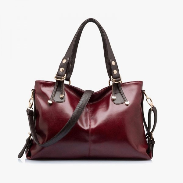 Leather Messenger Bag Crossbody