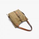 Preppy Vintage Canvas Women Backpack