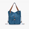 Preppy Vintage Canvas Women Backpack