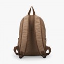 Fashion Canvas Solid Backpack Zipper