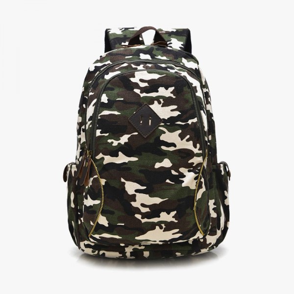 Camouflage Rucksack Canvas Backpack