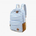 Cute Striped Printing Canvas Backpack