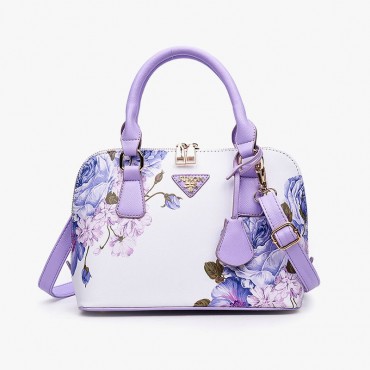 Printing Floral Leather Bag