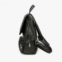 Mochila Luxury Teenage Leather Backpack