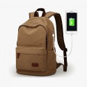 Rucksack Canvas Student Backpack