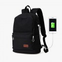 Rucksack Canvas Student Backpack