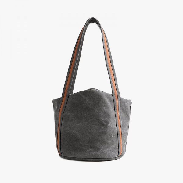 Retro Cylinder Canvas Shoulder Bag