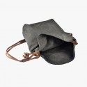 Crazy Horse Canvas &#038; Leather Messenger Bag