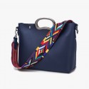 Leather Fashion Colorful Bag Strap Women