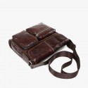 Wax Leather Series Messenger Bag